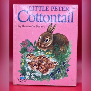 Little Peter Cottontail Children’s Book 1956 Vintage Hardcover